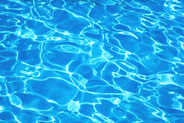 Wall Mural - Swimming pool water sun reflection background