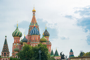 Saint Basil's Cathedral , Red square, Moscow, Russia