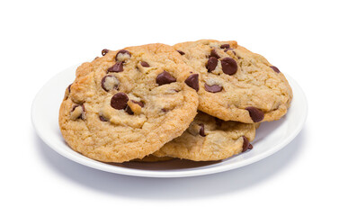 Poster - Plate of Chocolate Chip Cookies