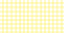 Cute Yellow Plaid Kawaii Background Vector Illustration.