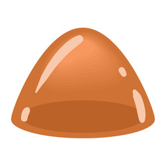 Poster - caramel flat icon