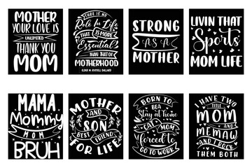 Mom t shirt design bundle 