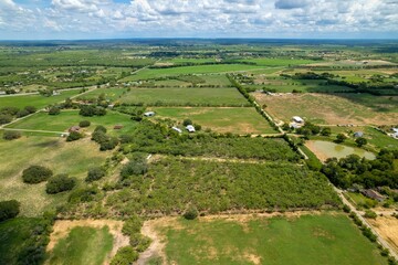 Poster - Texas farm land in the countryside