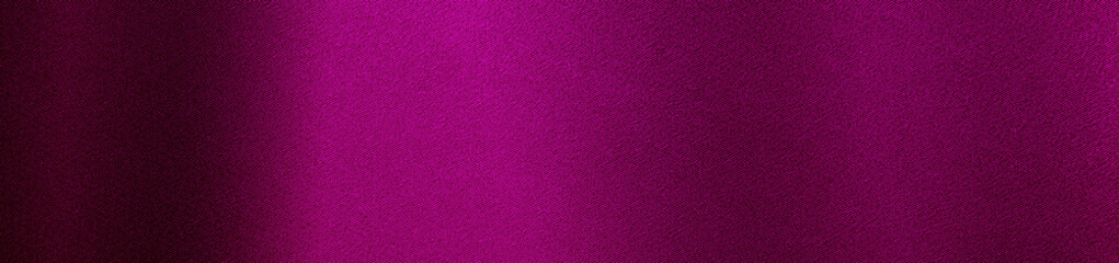 Wall Mural - Black purple silk satin. Magenta color. Gradient. Dark abstract elegant fabric background with light lines. For design. Christmas, Valentine, Valentine's day, Mother's day. Banner. Wide. Long.