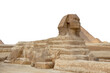 The Sphinx in Giza pyramid complex isolated
