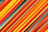 Fototapeta Tęcza - Diagonal stripe background line pattern. pattern