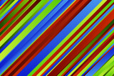 Fototapeta Tęcza - Futuristic Diagonal stripe background line pattern. vector