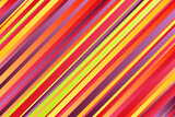 Fototapeta Tęcza - Diagonal stripe background line pattern. line