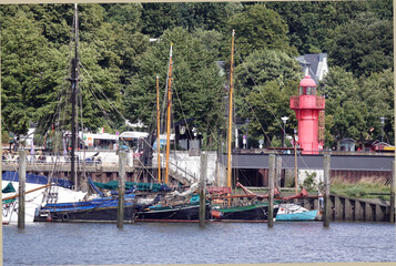 Sticker - Museumshafen in Hamburg