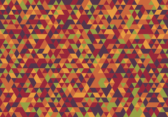 Wall Mural - Abstract Vintage Pattern Triangle background texture geometric, red vector.