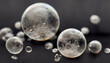 Leinwandbild Motiv Floating Bubbles