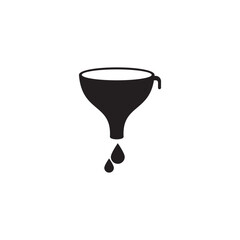 Wall Mural - oil funnel icon