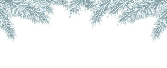 Wall Mural - Christmas Tree Snowflakes Background