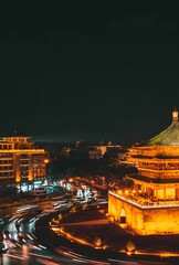 Sticker - Bright bell tower in the heart of Xi'an city