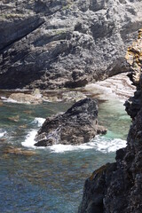 Canvas Print - rocks in the sea