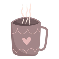 Poster - hot beverage cup