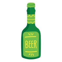 Canvas Print - beer bottle icon