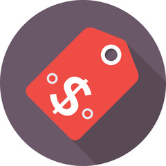 Poster - Tag Colored Vector Icon