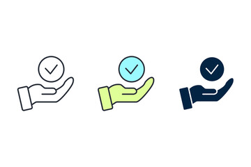 choice value line icon. Simple element illustration. choice value concept outline symbol design.