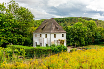 Wall Mural - Spaziergang durch die Parkanlagen von Bad Sulza - Thüringen - Deutschland