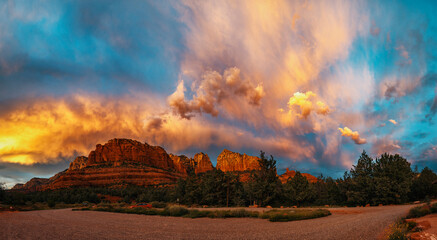 Sunset over Sedona