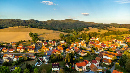 Spätsommerwanderung durch die schöne Natur von Schmalkalden - Thüringen - Deutschland