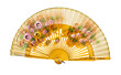 Colorful painted chinese fan 