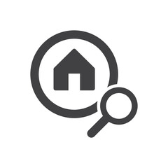 Wall Mural - Home Search Icon