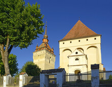 Saschiz Medieval Fortified Church In Transylvania, Romania Near Sibiu And Brasov - UNESCO World Heritage