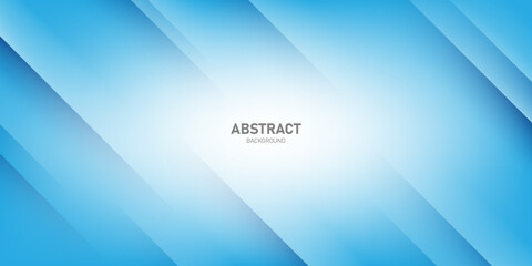 Wall Mural - Modern Abstract Background with Diagonal Lines Blue White Gradient Color