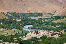 View Of Panjshir Valley And Jagalak Village From Commandant Massoud Memorial, Afghanistan