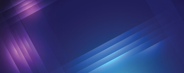 Wall Mural - abstract modern blue background with bright elements, parallel lines and geometric shape in vector i