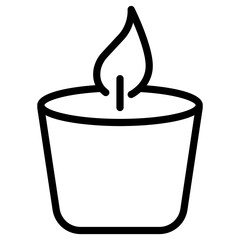 Poster - candle icon