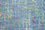 Fototapeta Sypialnia - Fabric tweed texture, background.  
Tweed real fabric texture seamless pattern. 