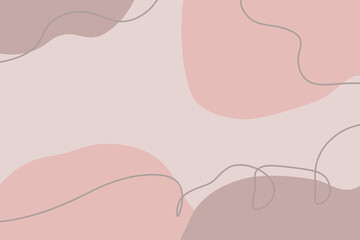 Wall Mural - pastel pink and brown abstract background with lines