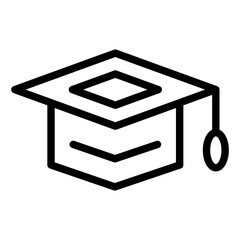 Mortarboard Icon Style