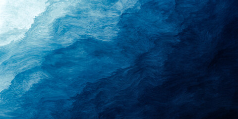 Wall Mural - abstract art teal blue green gradient paint background with liquid fluid grunge texture.
