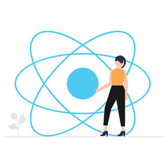 React programing illustration which is suitable for commercial work and easily modify or edit it


