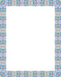 abstract border design inspired by traditional central European ornament
