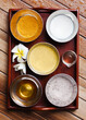 © Matthew Wakem - Herbal Body Scrub Ingredients, Spa Still Life. Dambulla, Sri Lanka.
