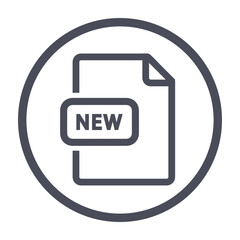 Sticker - new document icon 