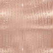 Rose gold foil seamless pattern, 3d pink metallic background