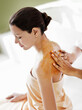 © Matthew Wakem - Woman Receives Spa Skin Treatment. Dambulla, Sri Lanka. A Tropical Fruit Body Smoother full-body treatment.