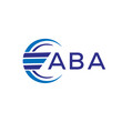 ABA letter logo. ABA blue image on white background. ABA Monogram logo design for entrepreneur and business. ABA best icon.