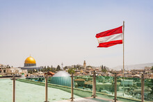 View Of The Old City Of Jerusalem From The Austrian Hospice Rooftop