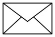 Envelope png illustration. Icon, symbol, object or business infographic. Web address or contact button.