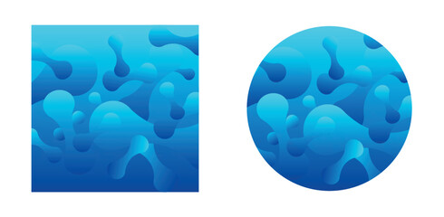 Micro probiotic microorganism, science background. Medicine and treatment.	