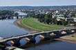 Brücke über der Elbe in Dresden