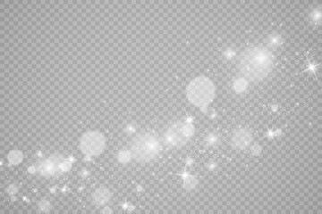 Fototapete - Brilliant gold dust vector shine. Glittering shiny ornaments for background. Vector illustration.	