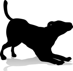 Wall Mural - Dog Pet Animal Silhouette